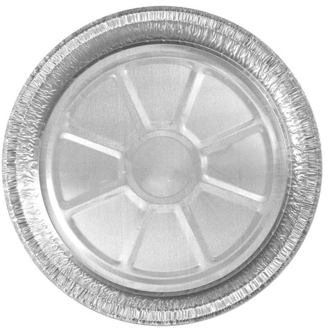 Handi Foil Aluminum Silver Round Container, 8.94 x 8.94 x 1.66 inch -- 500 per case