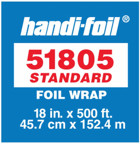 Handi Foil Aluminum Silver Foil Roll, 500 feet x 18 inch