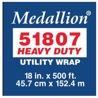 Handi Foil Aluminum Silver Heavy Duty Medallion Foil Sheet, 18 inch x 500 feet