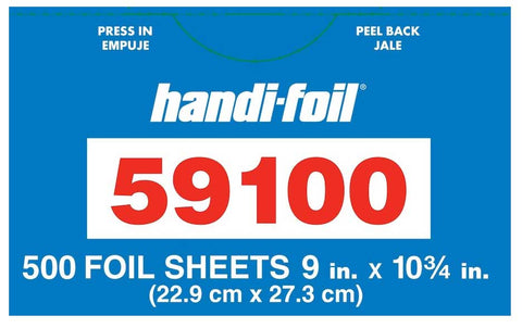 Handi Foil Silver Aluminum Foil Sheet, 9 x 10.75 inch -- 3000 per case