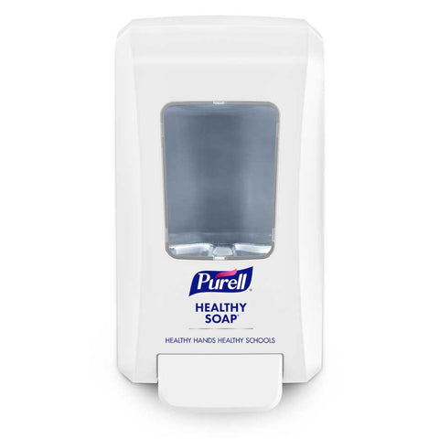 Purell White Push Style Hand Soap Dispenser, 6.5 x 4.68 x 11.66 inch -- 6 per case