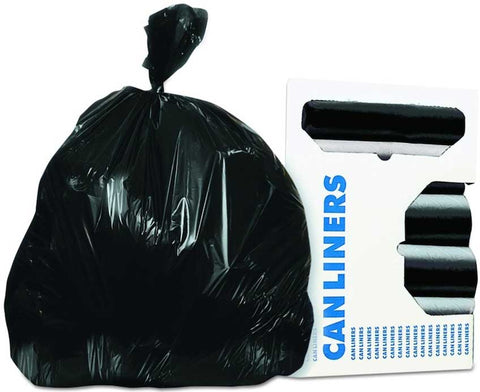 Heritage Bag AccuFit 0.9mil Clear Low Density Polyethylene Can Liner, 37 x 50 inch -- 100 per case