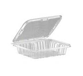 Inline Plastics Polyethylene Terephthalate Rectangular Tear Strip Salad Container, 35 Ounce -- 150 per case
