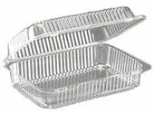 Inline Plastics Clear Multiple Use Hinged Container, 60 Ounce -- 276 per case