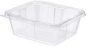 Inline Plastics Safe-T-Fresh Tear Strip Hinged Deli Tub, 64 Ounce -- 150 per case