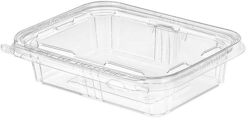 Inline Plastics Safe T Fresh Clear Tear Strip Deli Tub, 20 Ounce -- 200 per case