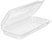 Inline Plastics Pete Clear Hinged Danish Container, 75 Ounce -- 200 per case