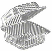 Inline Plastics Pete Clear Hinged Container, 29 Ounce -- 500 per case