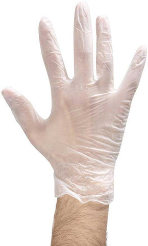 Foodhandler Onesafe Medium Clear Powder Free Vinyl Glove -- 800 per case