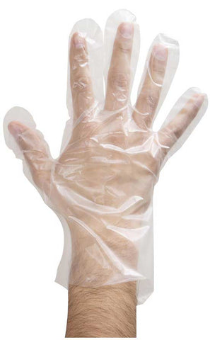 Foodhandler Jobselect Large Clear Synthetic Hybrid Glove -- 1000 per case