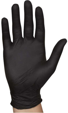 Foodhandler Thinsense Small Black Powder Free Nitrile Glove -- 1000 per case