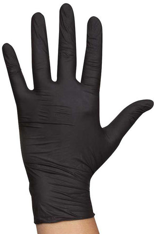Foodhandler Thinsense Small Black Powder Free Nitrile Glove -- 1000 per case