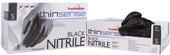 Foodhandler Thinsense Small Black Powder Free Nitrile Glove -- 1000 per case