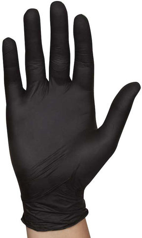 Foodhandler Thinsense Extra Large Black Powder Free Nitrile Glove -- 1000 per case