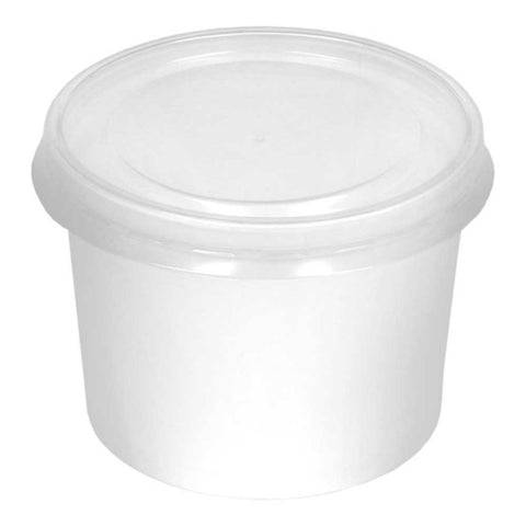 Inno-Pak White SBS Paper Soup Cup, 12 Ounce -- 500 per case