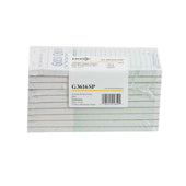 National Checking Rectangular Medium Paper Green 15 Lines One-Part Guest Check, 6.75 x 3.5 - 100 count per book -- 50 books per case