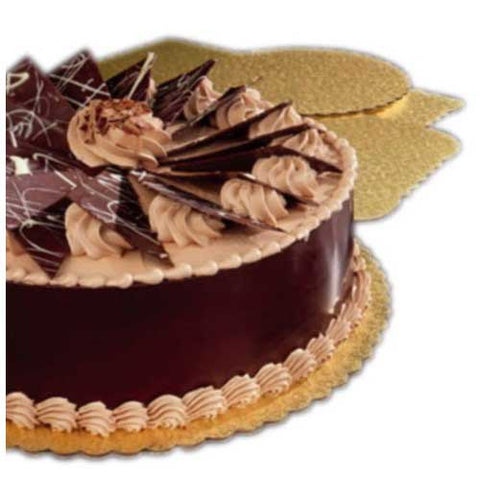 Menasha Golden Lace Gold Round Corrugated Cardboard Cake Circle -- 200 per case