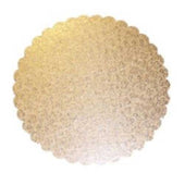 Menasha Gold Corrugated Cardboard Round Cake Circle, 9 inch -- 200 per case