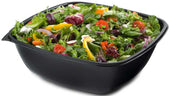 Sabert Black Square Bowl, 320 Ounce -- 25 per case