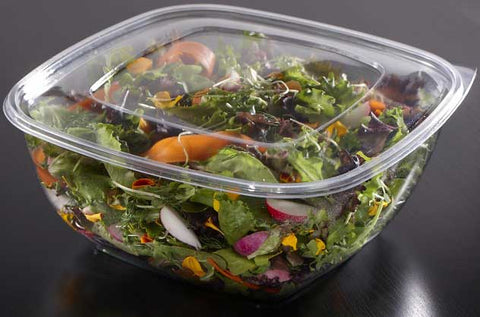 Sabert Clear Flat Lid Only -- 150 per case