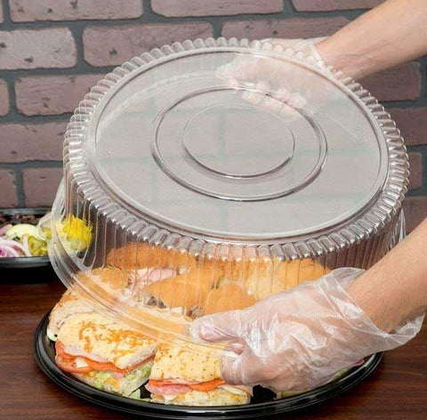 Sabert PET Clear High Dome Lid Only, 3.5 inch -- 36 per case