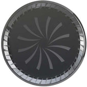 Sabert SturdiWare Flat Black Tray with PET Inject Molded High Dome Lid, 18 inch -- 25 per case