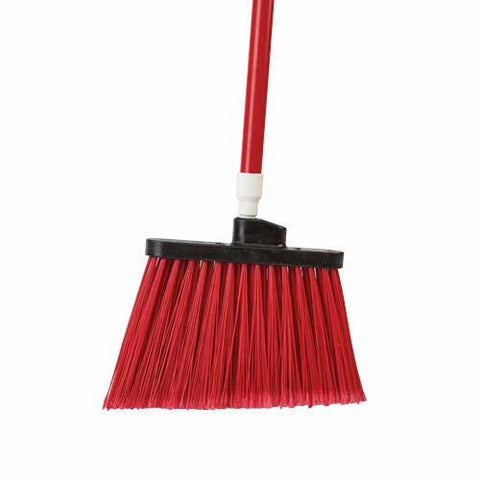Carlisle Polypropylene Red Duo Sweep Angle Broom, 56 x 12 inch -- 12 per case
