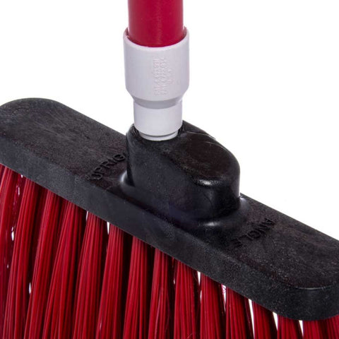 Carlisle Polypropylene Red Duo Sweep Angle Broom, 56 x 12 inch -- 12 per case