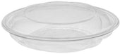 Pactiv Clear Recyclable Plastic Round Take Out Swirl Bowl with Lid, 40 Ounce Capacity -- 100 per case