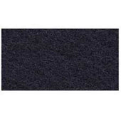 3M 3050 Sky Blue Hi-Performance Black Rectangular Burnish Pad, 19 inch -- 10 per case