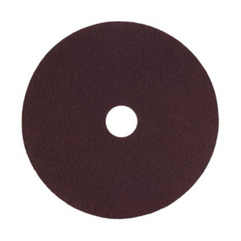 Scotch Brite Maroon Round Scrubbing Pad, 14 x 20 inch -- 5 per case