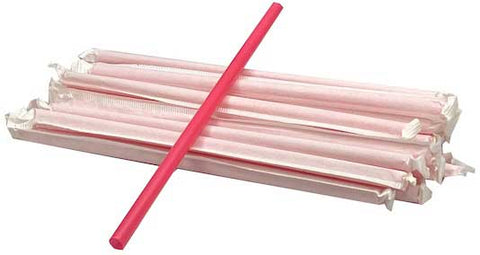 Cell-O-Core Neon Pink Giant Straw, 7.75 inch Length -- 7200 per case