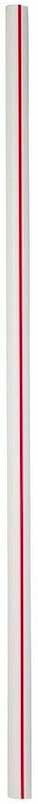 Cell O Core Jumbo White/Red Wrapped Paper Straw, 9 inch -- 6000 per case