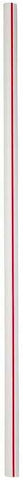 Cell O Core Jumbo White/Red Wrapped Paper Straw, 9 inch -- 6000 per case