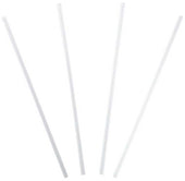 Cell O Core Clear Cylindrical Shape Unwrapped Jumbo Straw, 10.25 inch -- 12000 per case