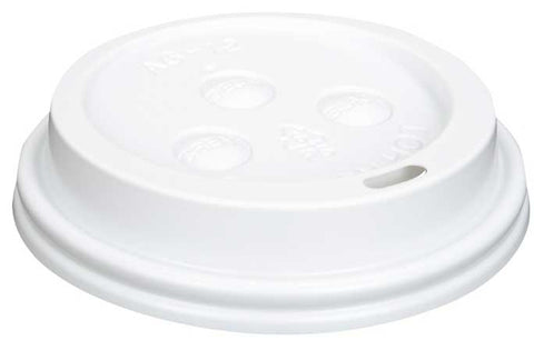 Bunzl Prime Source White Lid for 10/12/16/20/24 Ounce Hot cup -- 1000 per case