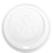 Bunzl Prime Source White Lid for 10/12/16/20/24 Ounce Hot cup -- 1000 per case