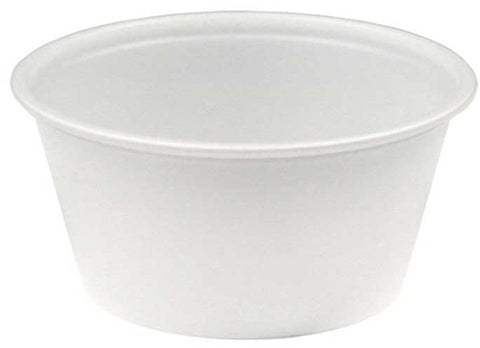 Bunzl Prime Source Polypropylene Clear Portion Cup, 4 Ounce -- 2500 per case