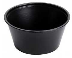 Bunzl Prime Source Polypropylene Black Portion Cup, 2 Ounce -- 2500 per case