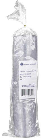 Bunzl Prime Source PETE Clear Lid for 2 Ounce Portion Cup -- 2500 per case