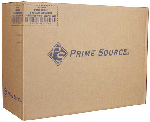 WNA Prime Source Clear Polypropylene Deli Cup, 8 Ounce -- 500 per case