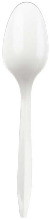 Bunzl Prime Source Medium Weight Polypropylene Wrapped White Teaspoon -- 1000 per case