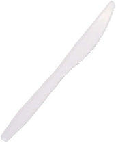 Bunzl Prime Source Heavy Weight Polypropylene Disposable White Knife - Bulk Pack -- 1000 per case
