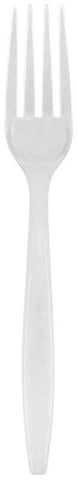 Bunzl Prime Source Polystyrene Extra Heavy Weight Disposable Clear Fork -- 1000 per case