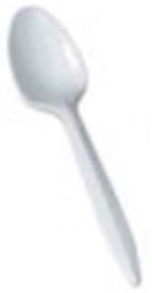 Bunzl Prime Source Polystyrene Extra Heavy Weight Disposable Clear Teaspoon -- 1000 per case