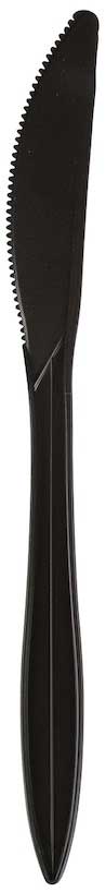 Bunzl Prime Source Medium Heavy Weight Polypropylene Black Knife -- 1000 per case