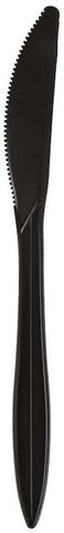 Bunzl Prime Source Medium Heavy Weight Polypropylene Black Knife -- 1000 per case