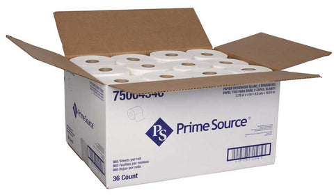 Essity Prime Source 2 Ply Controlled Use Bath Tissue Paper - 865 Sheets per Roll -- 36 rolls per case