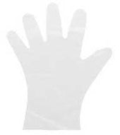 Bunzl Prime Source Embossed Polyethylene Medium Clear Disposable Gloves -- 1000 per case