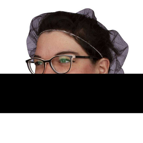 Bunzl Prime Source Brown Nylon 1/8 inch Honeycomb Hairnet, 21 inch -- 100 per case